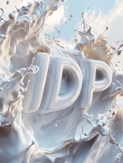 Floating Milk IDP Letters