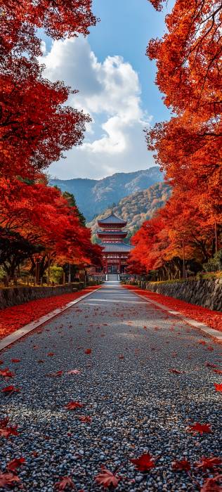 Autumn leaves in Japan