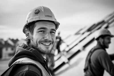 Smiling Construction Worker