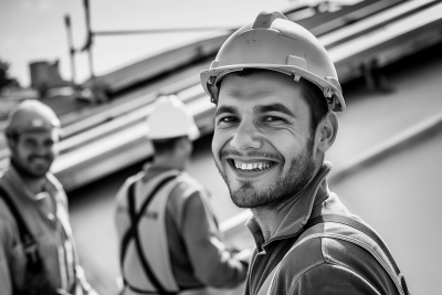 Smiling Construction Worker