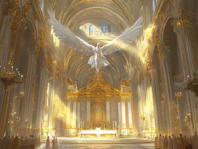 Magical Cathedral Interior