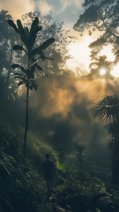 Epic Morning in Bali Forest