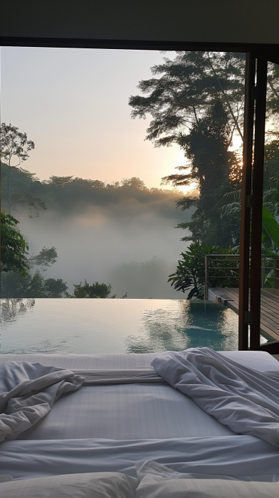 Foggy Morning in Bali