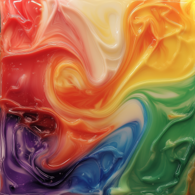 Multicolor Wax Swirl