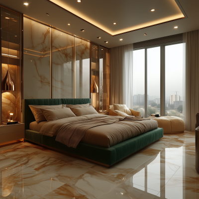 Futuristic Luxury Bedroom