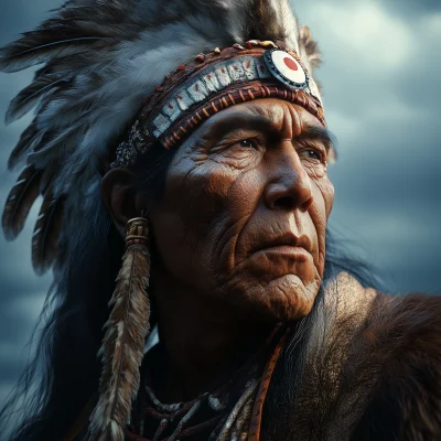 Native American Chief Portrait