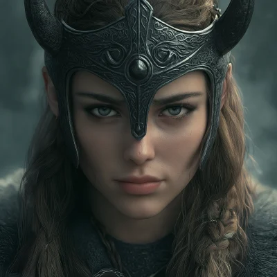 Viking Valkyrie Portrait