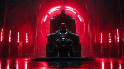 Darth Vader on Throne