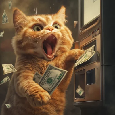 Cat in ATM Panic