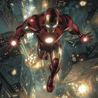 Iron Man in Flight