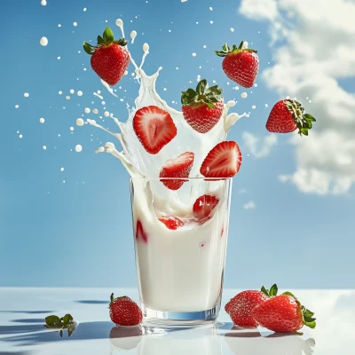 Strawberries and Milk