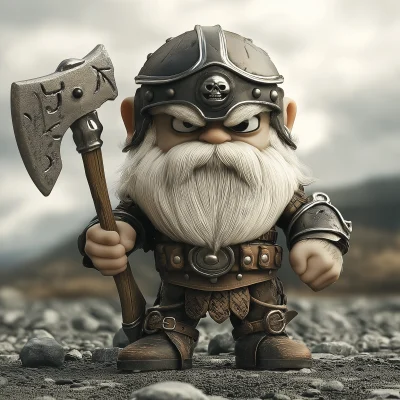 Angry Dwarf Warrior