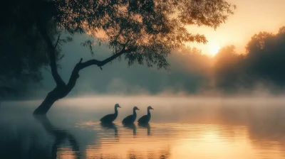 Serene Morning Scene