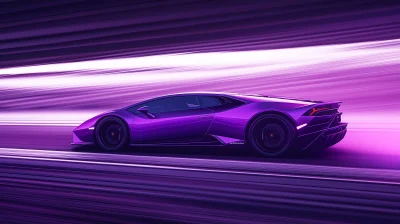 Minimalist Lamborghini Scene