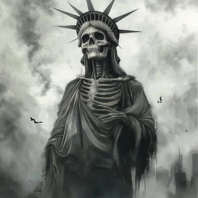 Halloween Statue of Liberty