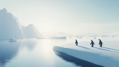 Antarctica Day Background