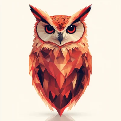 Minimalist Owl Design