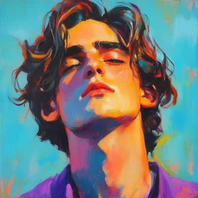 Vibrant Oil Portrait