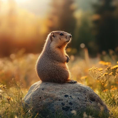 Marmot in Summer