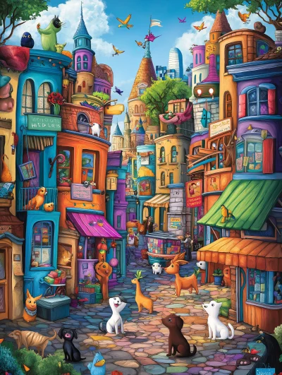 Colorful City Adventure