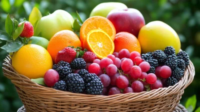 Vibrant Fruit Basket