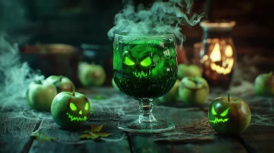 Spooky Drink Display