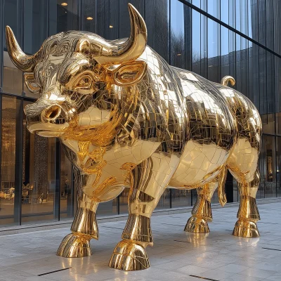 Cool Gold Bull