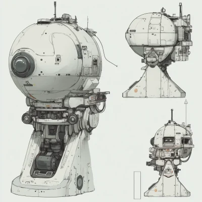 MA.k Ball Turret Side View