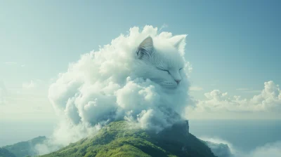 Floating Cloud Cat