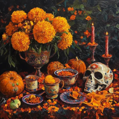 Ofrenda de Día de Muertos