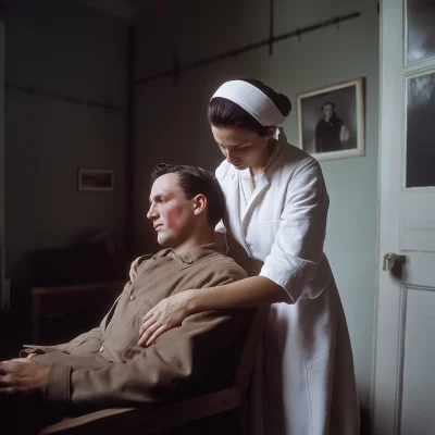 WW2 Nurse in Dachau