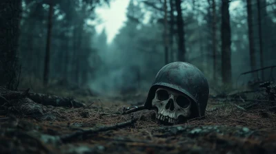 Skull in the Forest