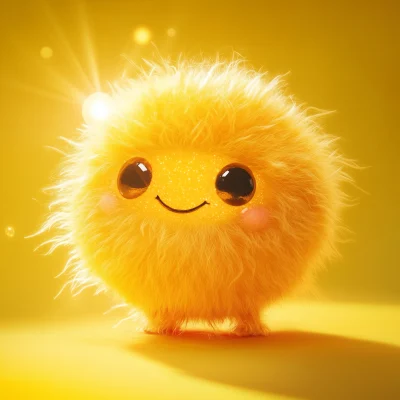 Cute Fluffy Yellow