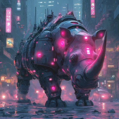 Cyborg Rhino in Chaos