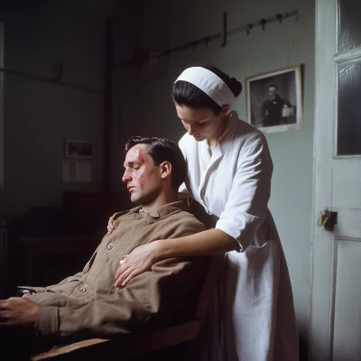 WW2 Nurse in Dachau