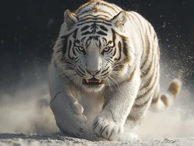 Majestic White Tiger