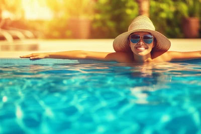 Summer Pool Relaxation