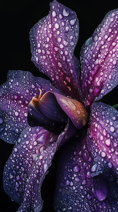 Purple Orchid Detail