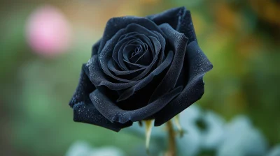 Elegant Black Roses