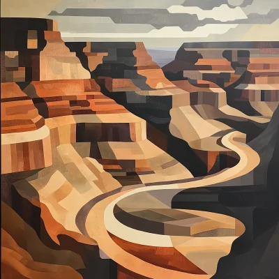 Abstract Grand Canyon