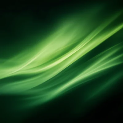 Blurry Green Aurora