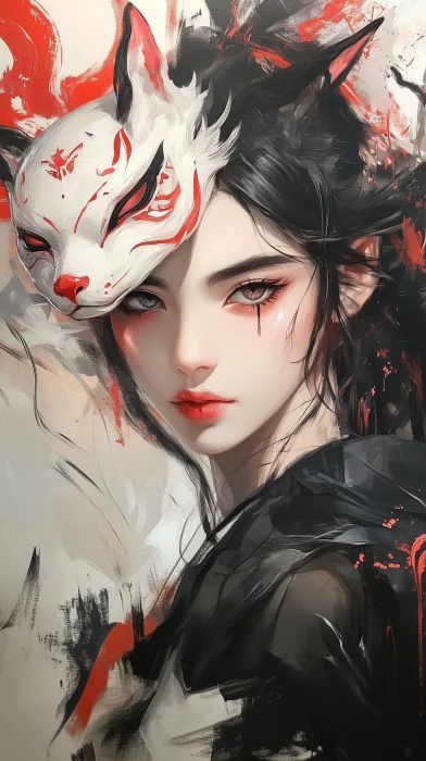 Kitsune Mask Beauty