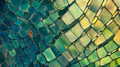 Microscopic Butterfly Wing Scales