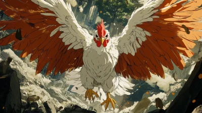 Anime Chicken Attack