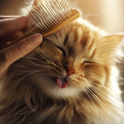 Cat Grooming Process