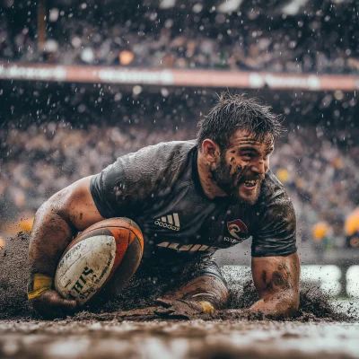 Rugby Triumph in the Rain