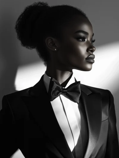 Elegant High Fashion Portrait