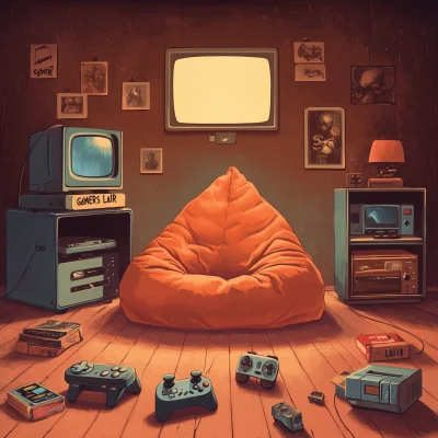 Cozy Gamer’s Room