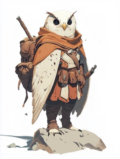 Owlin Paladin Concept Art