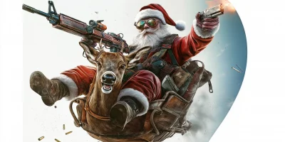 Santa Claus on a Sleigh